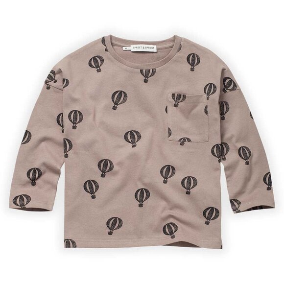 Hot Air Balloon T-Shirt - Mud - Picture 2 of 2